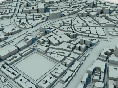 Bristol City England United Kingdom 3D print model