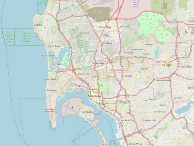 San Diego City of USA Low-poly 3D model