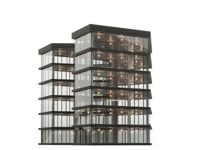 Office house building 5 3D model