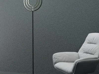 Modern Led Floor Lamp 3D model