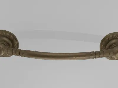 Bronze Furniture Handle 7 3D model