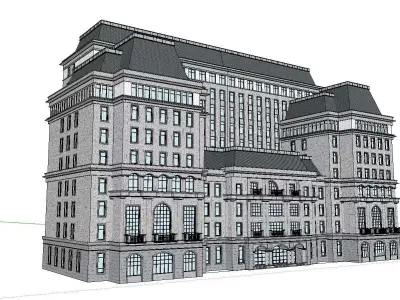 vacation spot-Resort-Fashion Leisure Hotel-0196 3D model