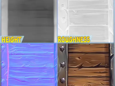 Stylized Wood Seamless Texture Texture