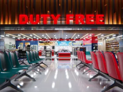 duty-free shop 3D model