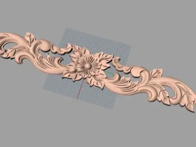 3D carved model furniture 3D design used for artcam aspire E754 3D model