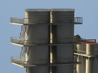 Industrial Models Snow 3D model