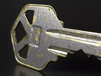 Photorealistic Key 3D Model 3D model