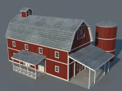 Farm Barn 3D model