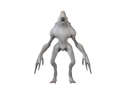 Aliens Monster v3 001 Low-poly 3D model