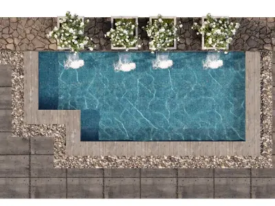 SWIMMING POOL NO39 A 3D model