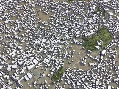 Hebron Low-poly 3D model