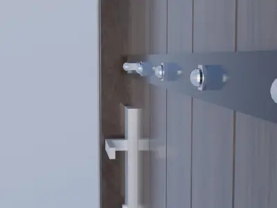 Wood Door Free 3D model