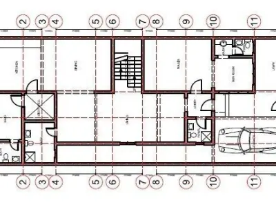 Social House Concept 3D model