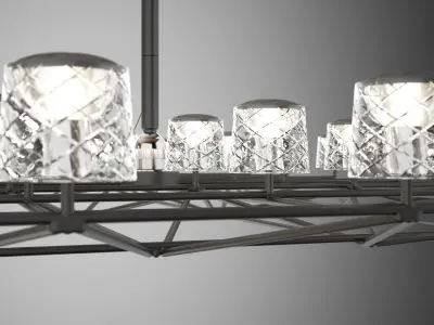 Space Frame Pendant S 3D model