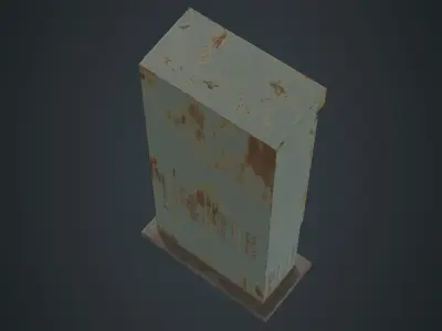 Electrical Enclosure 2B Low-poly 3D model