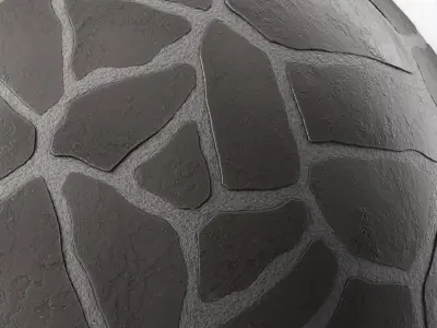 Floor Stone 02 - PBR - 4K - PNG - Seamless Texture