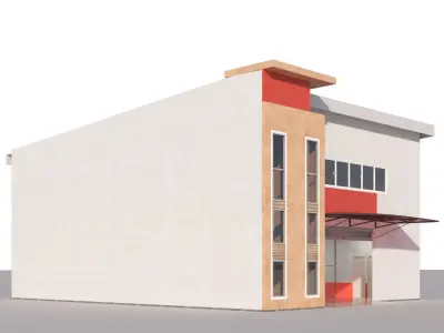 Industrial Building-1 3D model
