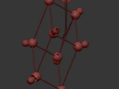Molecule Gold 3D model