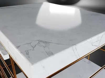 Side table Low-poly 3D model purchase
