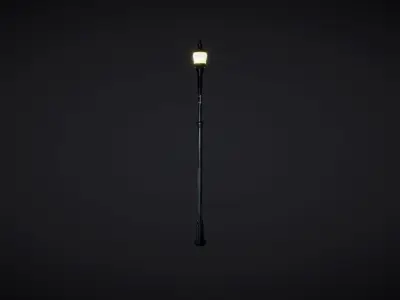 Lamp Post 07 3D model