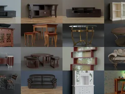 Mega pack of modern furniture