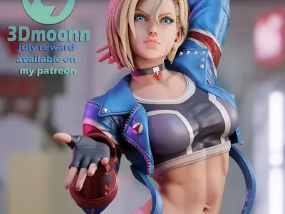 cammy street fighter 3D print model buy