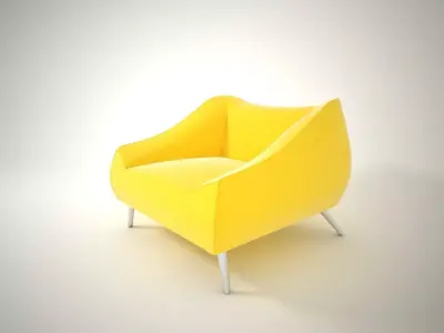 08 CARMEL CHAIR 3D model