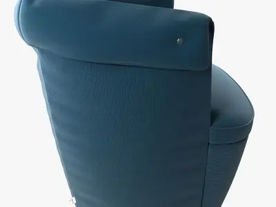 Overpass padded armchair di favaretto for b-line 3D model