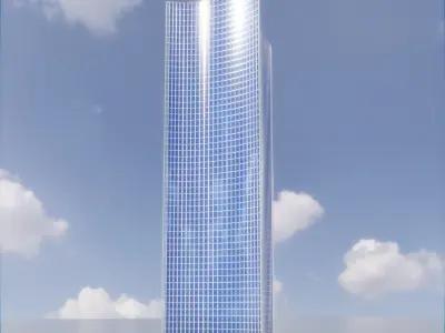 Parametric Building 1c7 3D model