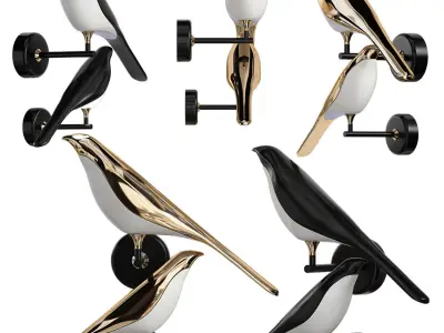VOGEL WALL bird 3D print model