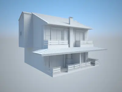 MODEL VILLA house 3D model