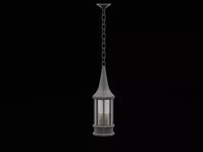 Hanged Pendant Light Low-poly 3D model