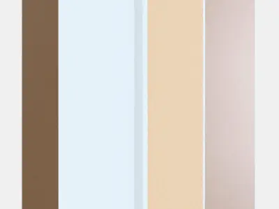 PAX  FLISBERGET Corner wardrobe Low-poly 3D model