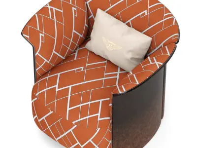 Bentley Ramsey armchair 3D model