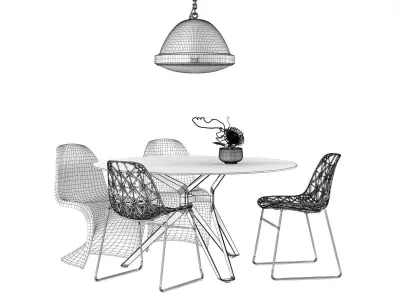 Dining Set 79 3D model