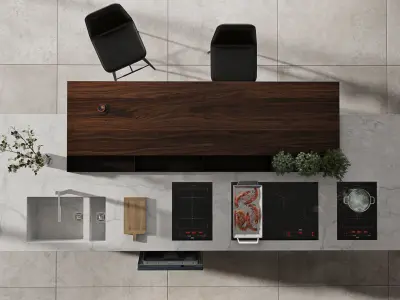 Modern Kitchen AEG  3D model