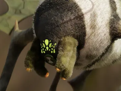 Ben 10 Stinkfly Classic with Wings Animation Low-poly 3D model