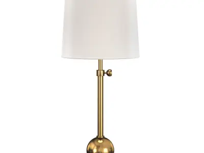 Marshall 1-light Vintage Brass Table Lamp 3D model