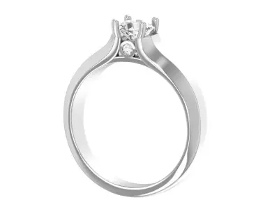 Women Ring  Render 3dm STL OBJ FBX Details 3D print model 252