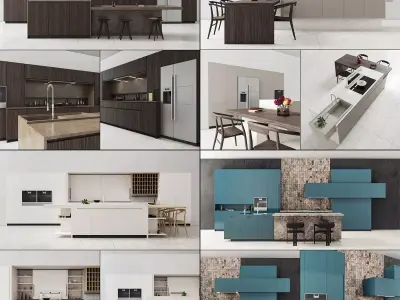 Kitchen collection 50 2 3D Model Pack