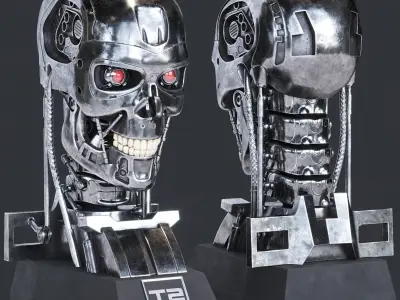 Terminator Bust 3D model