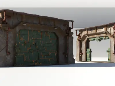 Gates 3D model