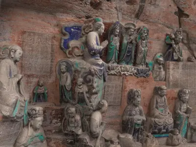Deity Statue Sculpture28 3D model