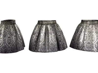 Flirty Skirt Low-poly 3D model