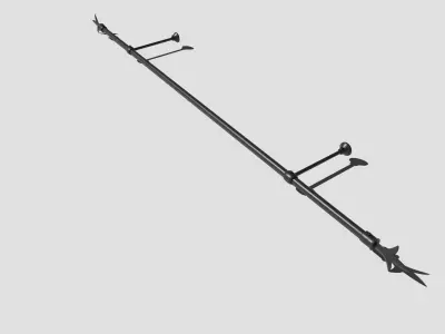 Curtain Rod 3D model