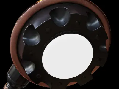Vintage lab lamp 3D model