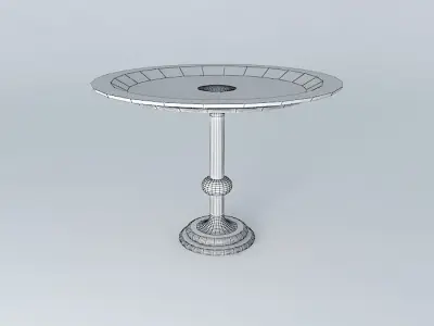 garnish cake dish cake door Free 3D model