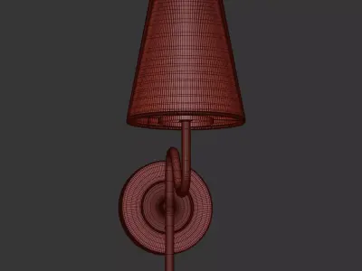 Delanney Linen Sconce by Altardstate 3D model