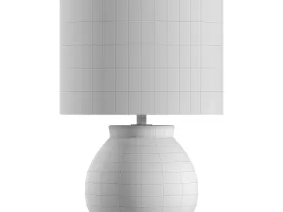 Carmen Concrete Table Lamp 3D model