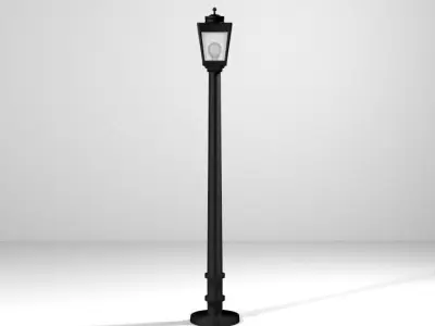 Lamp - Pole 3D model